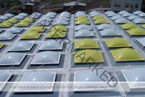 کاربرد نورگیرهای حبابی در پوشش سقف پارکینگ